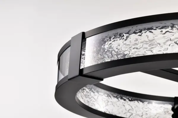 Darrow 24" LED Pendant in Matte Black - Image 14
