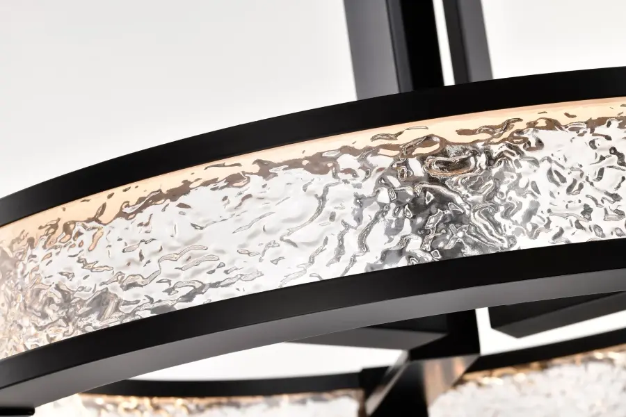 Darrow 24" LED Pendant in Matte Black - Image 17