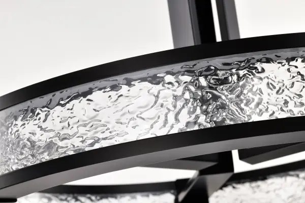Darrow 24" LED Pendant in Matte Black - Image 18