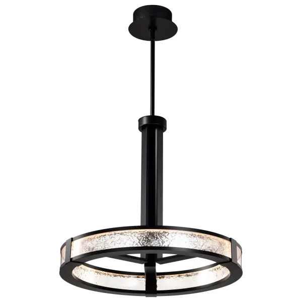 Darrow 24" LED Pendant in Matte Black - Image 8