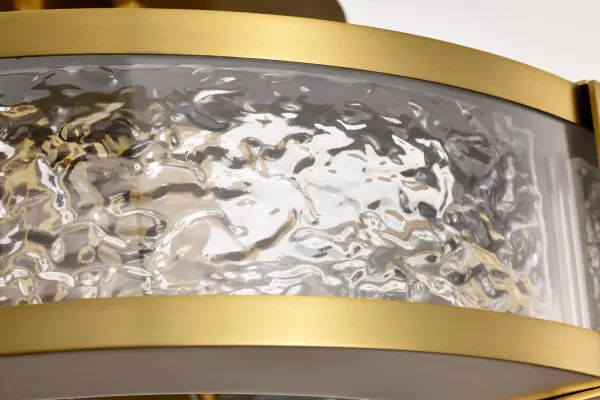 Darrow 13" LED Semi Flush Mount in Vintage Brass - Image 17