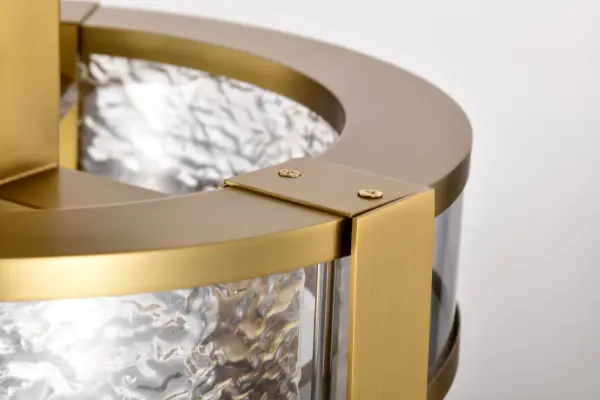 Darrow 13" LED Semi Flush Mount in Vintage Brass - Image 19