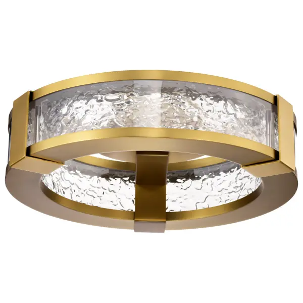Darrow 13" LED Flush Mount in Vintage Brass - Image 11