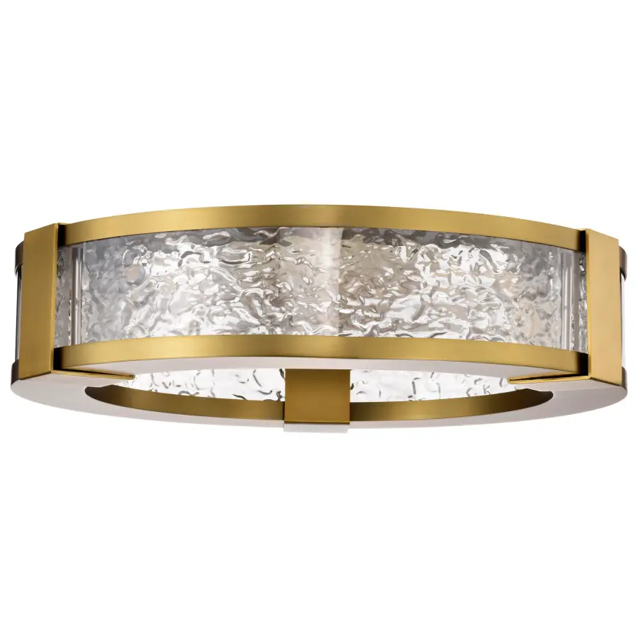 Darrow 13" LED Flush Mount in Vintage Brass - Image 13