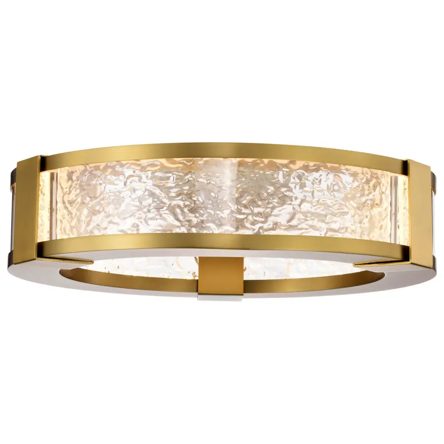 Darrow 13" LED Flush Mount in Vintage Brass - Image 14