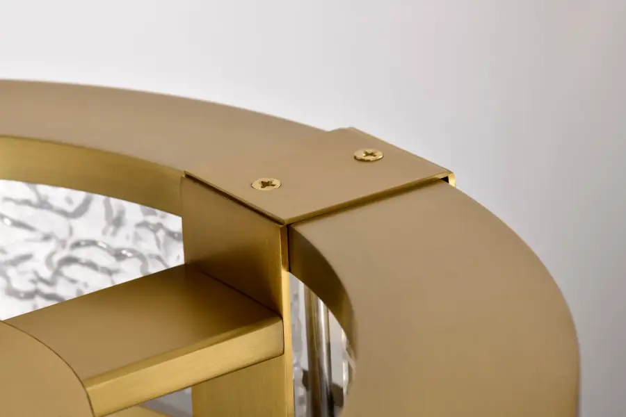 Darrow 13" LED Flush Mount in Vintage Brass - Image 15