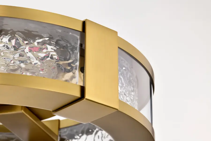 Darrow 13" LED Flush Mount in Vintage Brass - Image 20