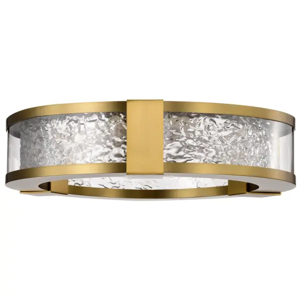 Darrow 13" LED Flush Mount in Vintage Brass - Image 5