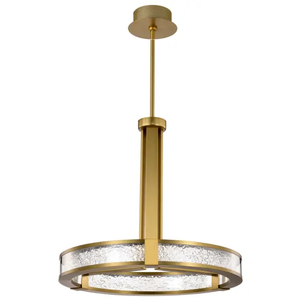 Darrow 24" LED Pendant in Vintage Brass - Image 11