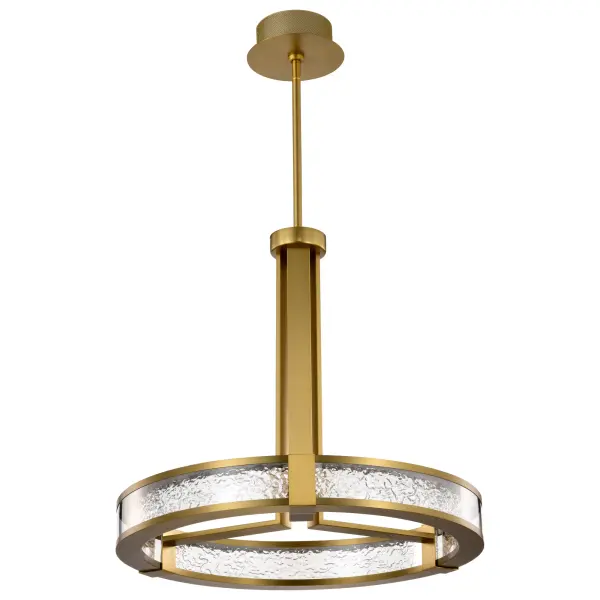 Darrow 24" LED Pendant in Vintage Brass - Image 13