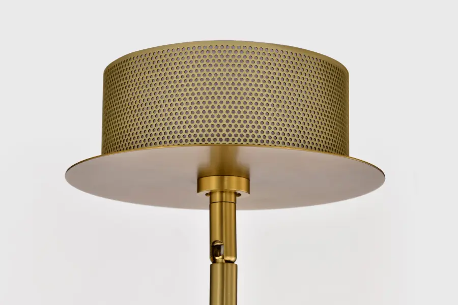 Darrow 24" LED Pendant in Vintage Brass - Image 15