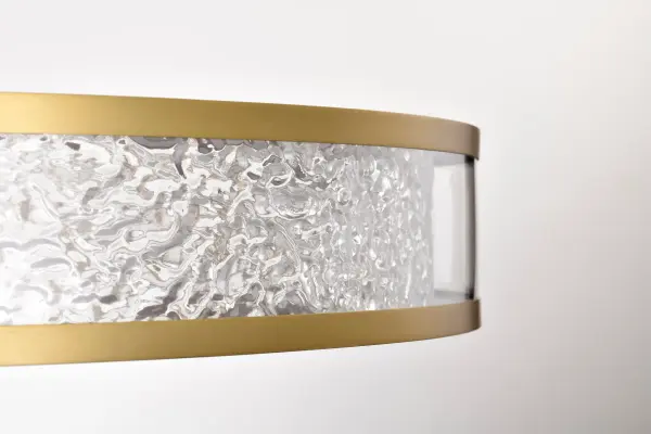 Darrow 24" LED Pendant in Vintage Brass - Image 26