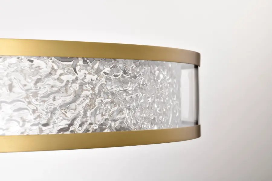 Darrow 24" LED Pendant in Vintage Brass - Image 26