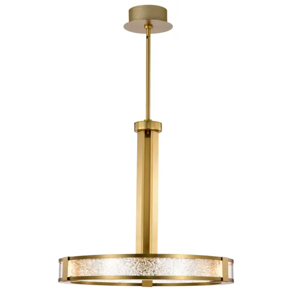 Darrow 24" LED Pendant in Vintage Brass - Image 6