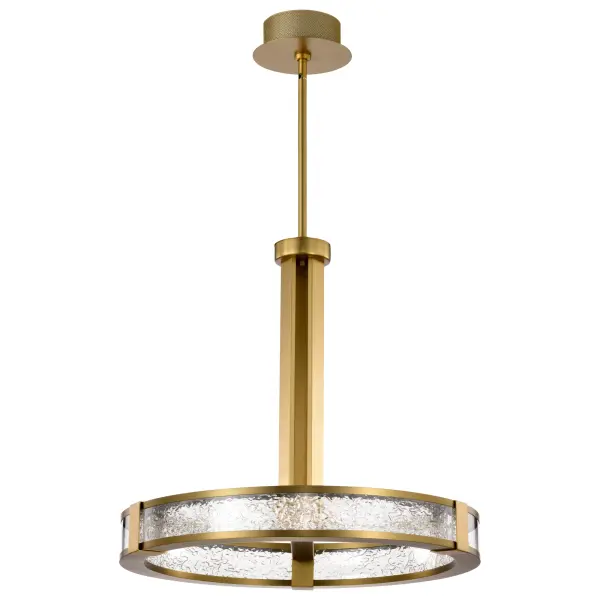 Darrow 24" LED Pendant in Vintage Brass - Image 7