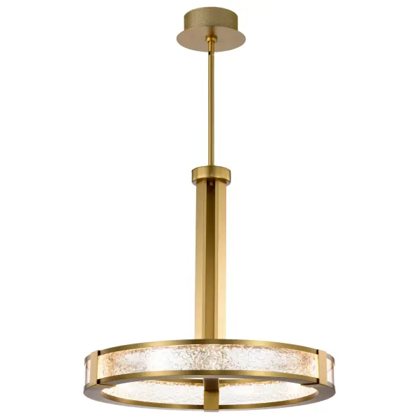Darrow 24" LED Pendant in Vintage Brass - Image 8