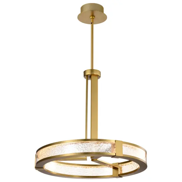 Darrow 24" LED Pendant in Vintage Brass - Image 10