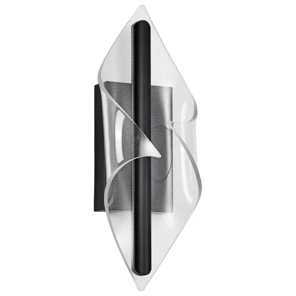 The Geneva wall sconce combines contemporary aesthetics with innovative edge-lit LED technology. Its matte black finish and textured acrylic lens create a sophisticated, even glow perfect for modern bathrooms and hallways.