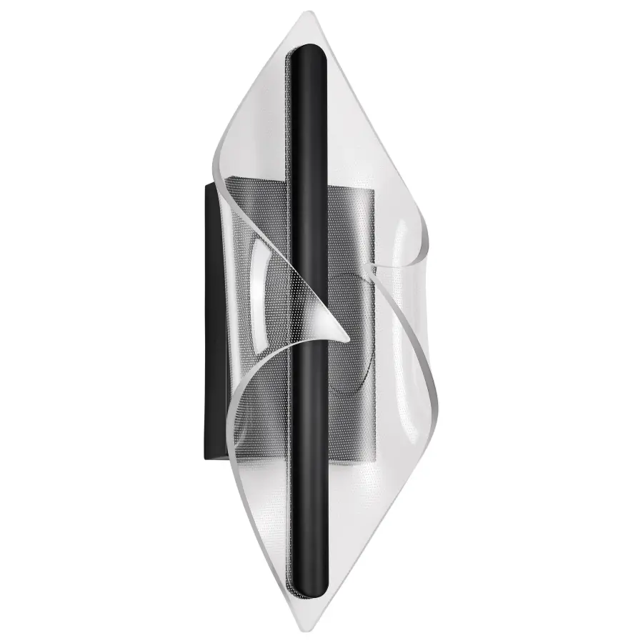 Geneva 18" LED Wall Sconce in Matte Black - Image 1