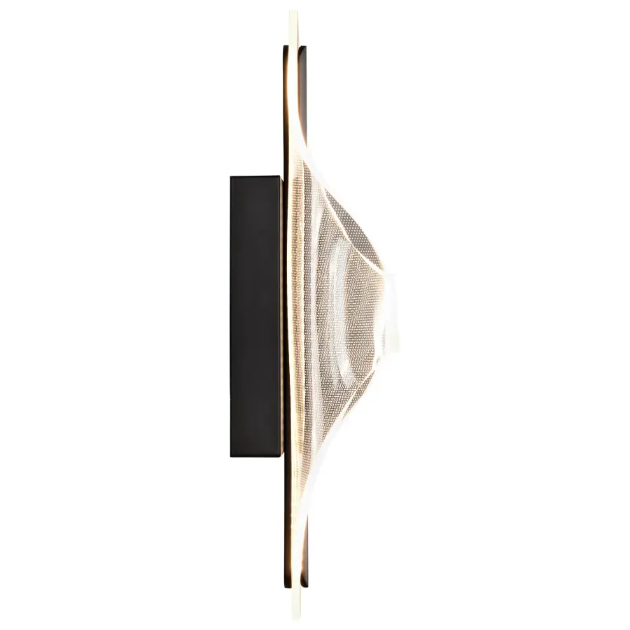 Geneva 18" LED Wall Sconce in Matte Black - Image 12