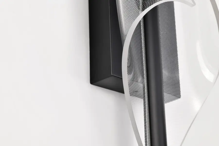 Geneva 18" LED Wall Sconce in Matte Black - Image 16