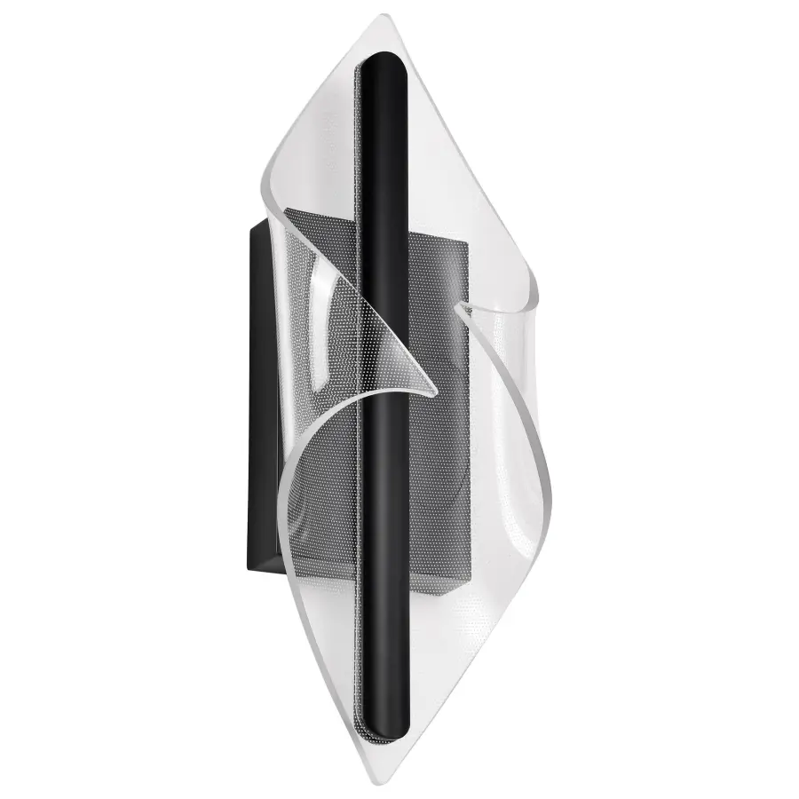 Geneva 18" LED Wall Sconce in Matte Black - Image 7
