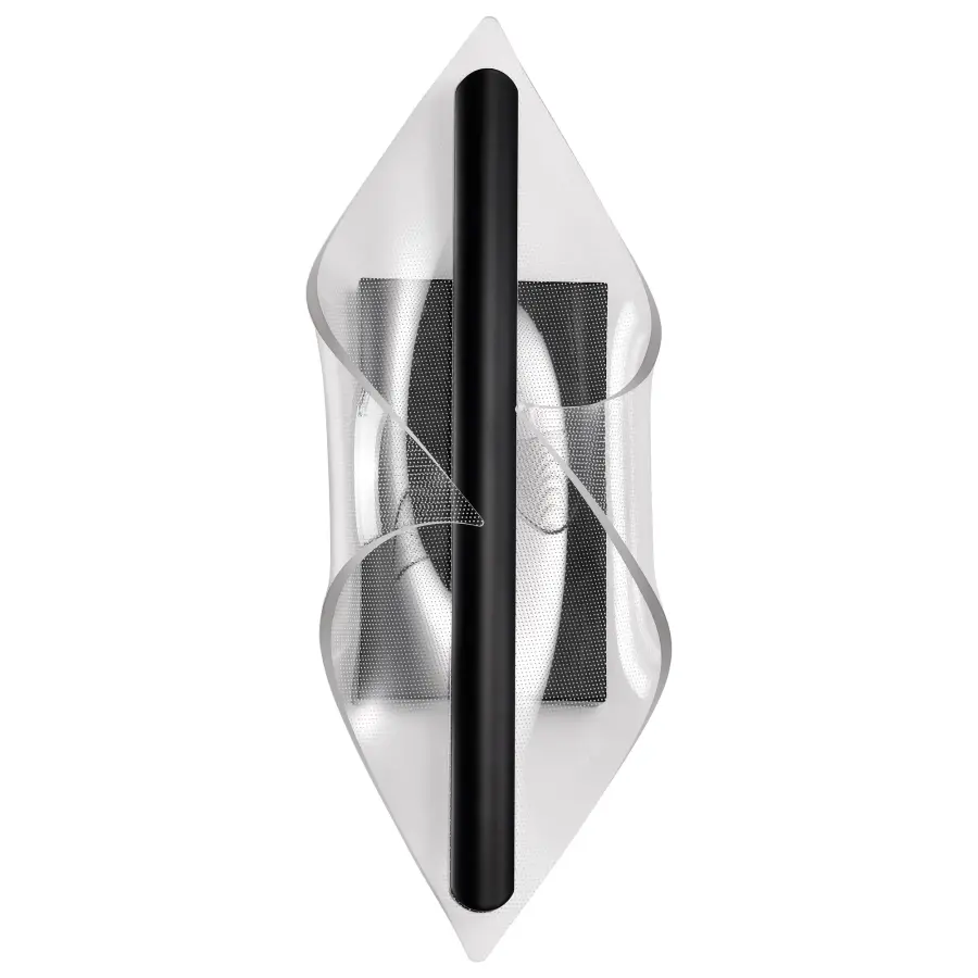 Geneva 18" LED Wall Sconce in Matte Black - Image 9