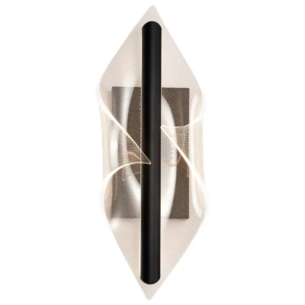 Geneva 18" LED Wall Sconce in Matte Black - Image 10