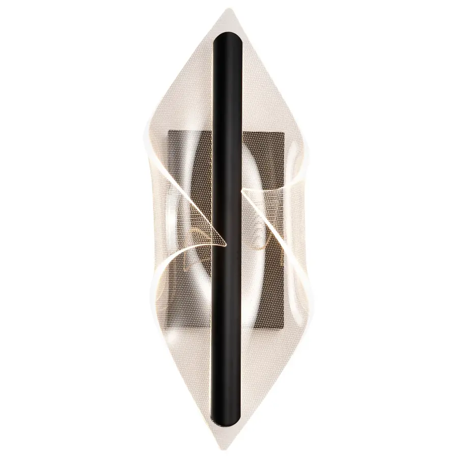 Geneva 18" LED Wall Sconce in Matte Black - Image 10