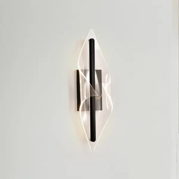 Geneva 24" LED Wall Sconce in Matte Black - Image 3