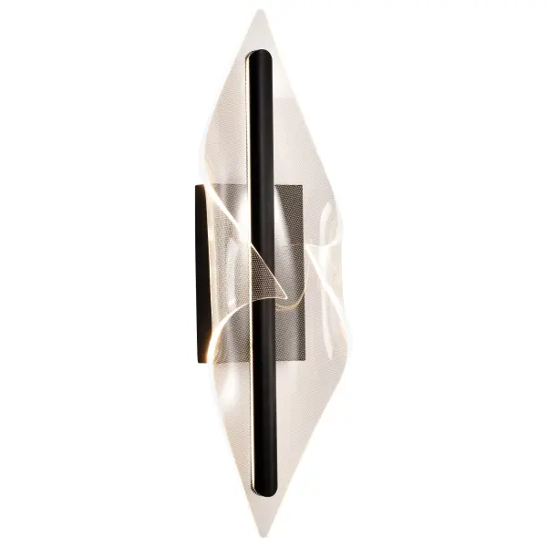 Geneva 24" LED Wall Sconce in Matte Black - Image 6