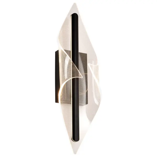 Geneva 24" LED Wall Sconce in Matte Black - Image 8