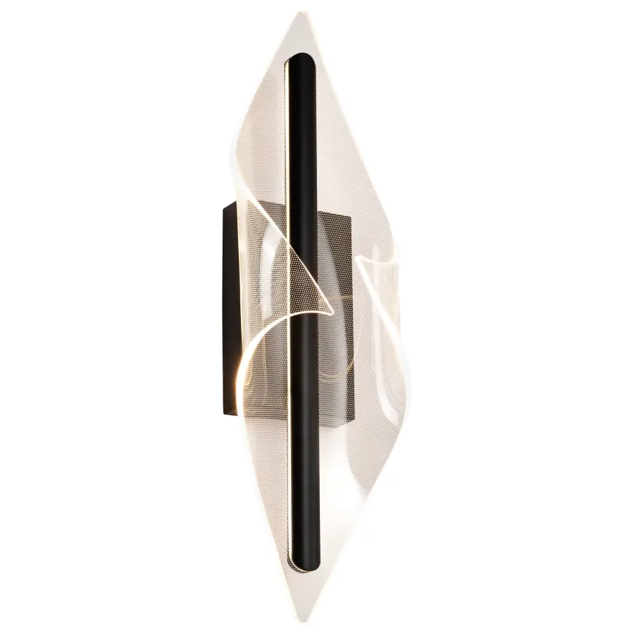 Geneva 24" LED Wall Sconce in Matte Black - Image 8