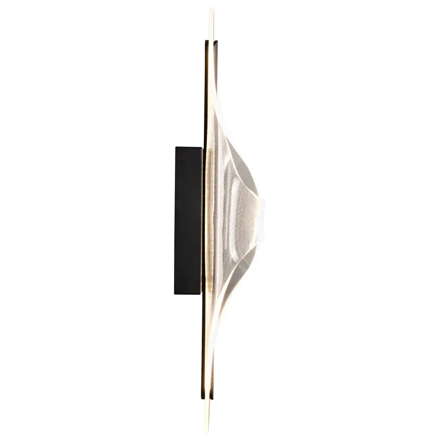 Geneva 24" LED Wall Sconce in Matte Black - Image 10