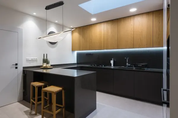 Geneva 46" LED Island Pendant in Matte Black - Image 20