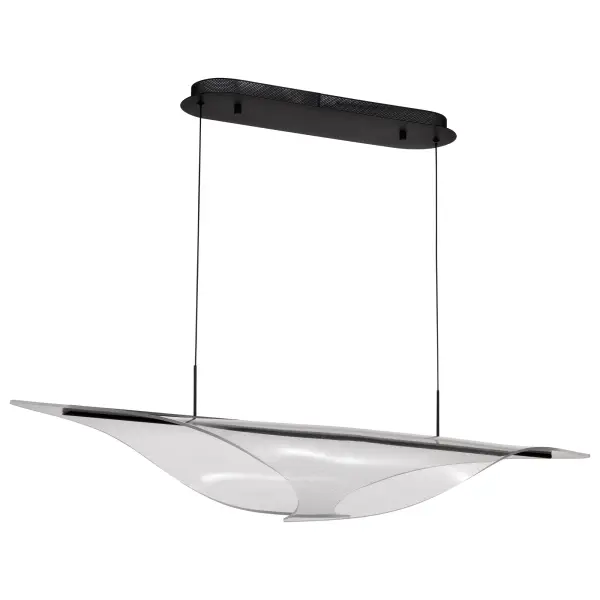 Geneva 46" LED Island Pendant in Matte Black - Image 5