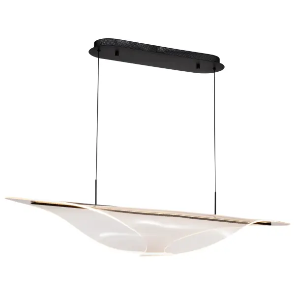 Geneva 46" LED Island Pendant in Matte Black - Image 6