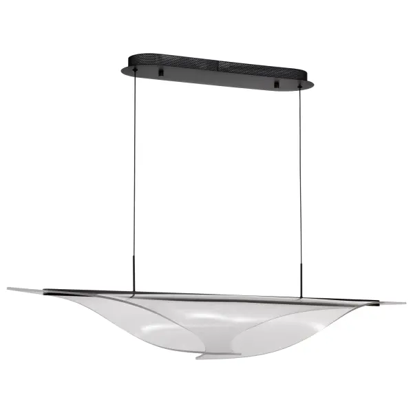 Geneva 46" LED Island Pendant in Matte Black - Image 7
