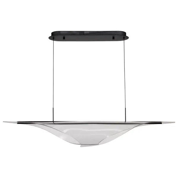 Geneva 46" LED Island Pendant in Matte Black - Image 9