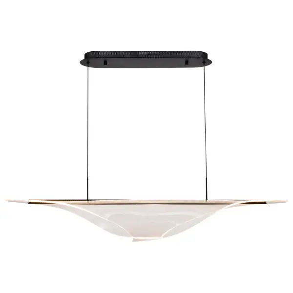 Geneva 46" LED Island Pendant in Matte Black - Image 10