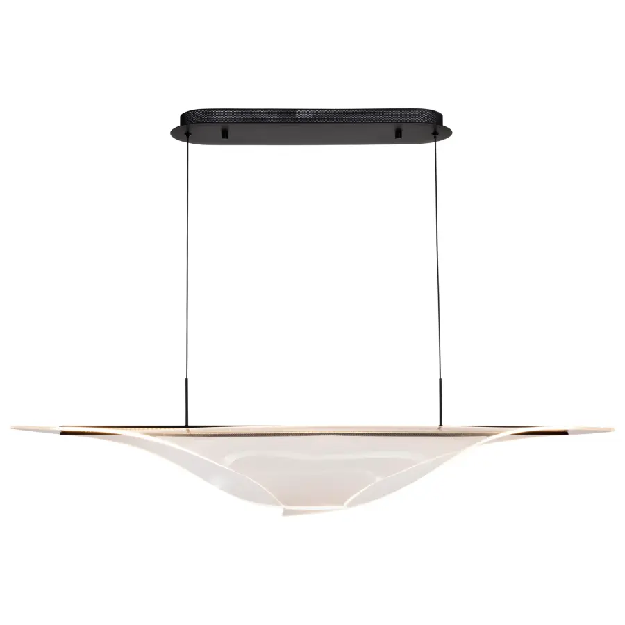 Geneva 46" LED Island Pendant in Matte Black - Image 10