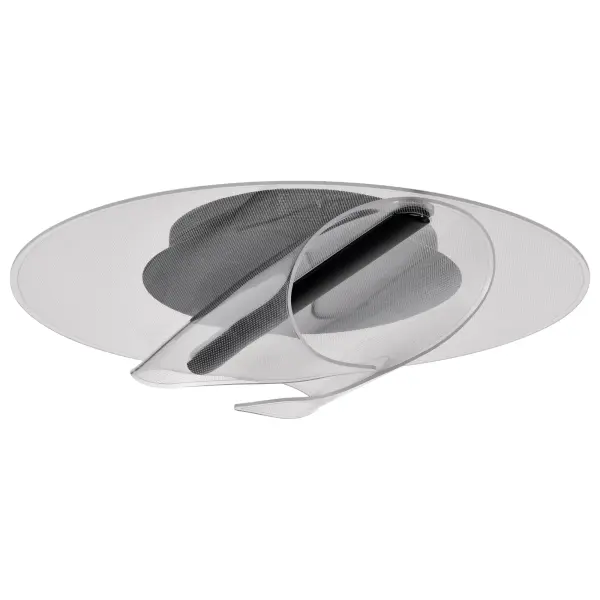 The Geneva flush mount combines contemporary matte black styling with innovative edge-lit LED technology. Its silk screened acrylic lens creates unique textural lighting effects while providing efficient, even illumination.