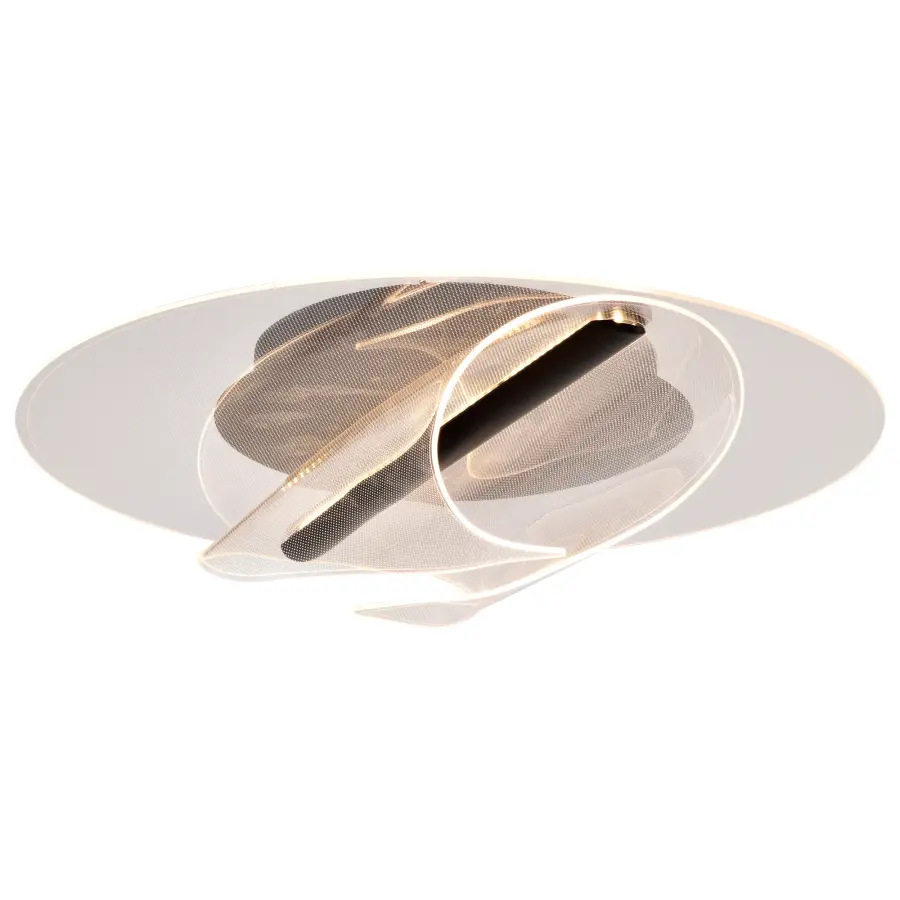 Geneva 18" LED Flush Mount in Matte Black - Image 3