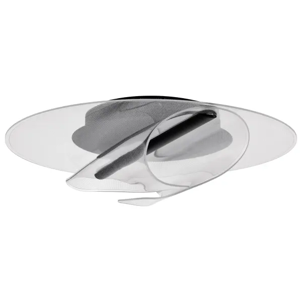 Geneva 18" LED Flush Mount in Matte Black - Image 4