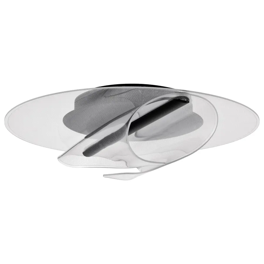 Geneva 18" LED Flush Mount in Matte Black - Image 4