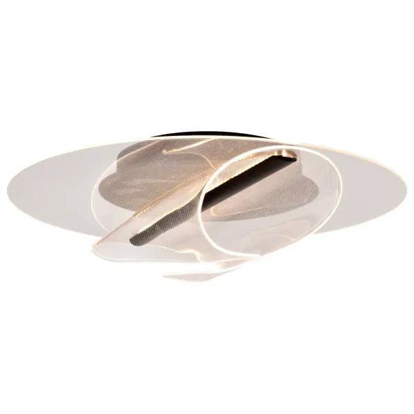 Geneva 18" LED Flush Mount in Matte Black - Image 5
