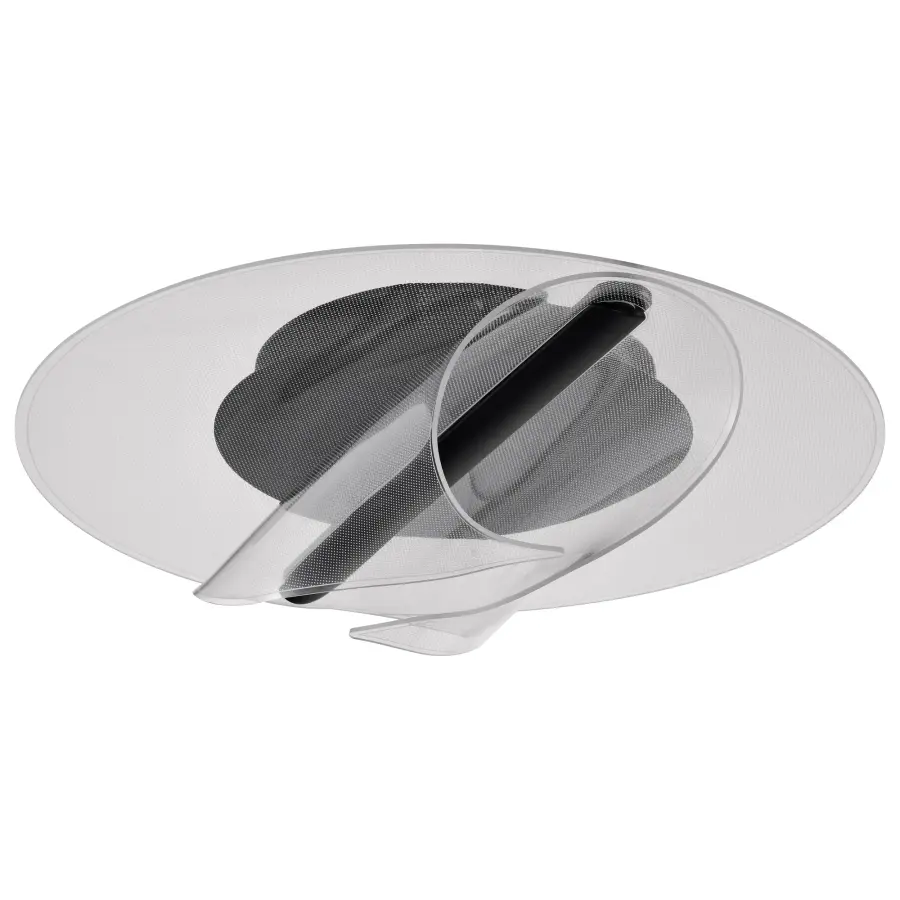Geneva 18" LED Flush Mount in Matte Black - Image 6