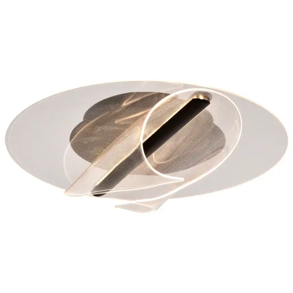 Geneva 18" LED Flush Mount in Matte Black - Image 7