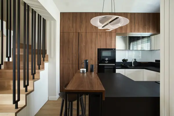 Geneva 18" LED Pendant in Matte Black - Image 2