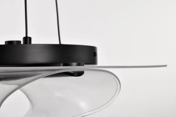 Geneva 18" LED Pendant in Matte Black - Image 11